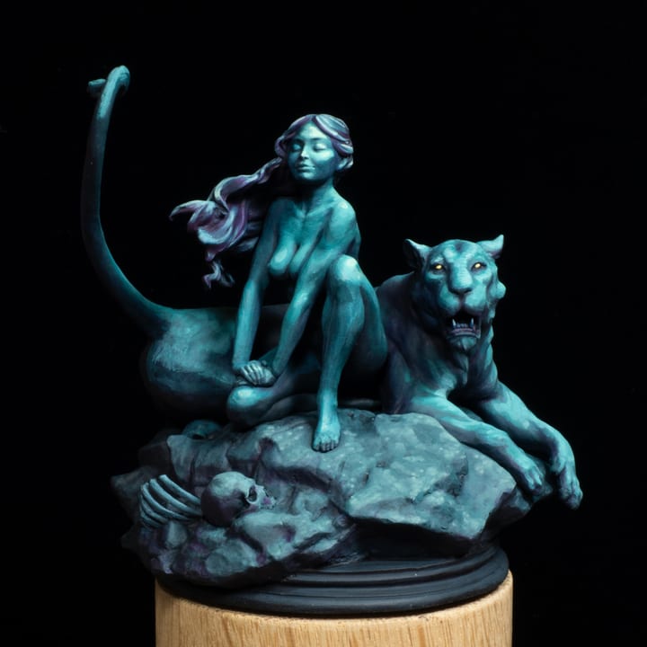 Living Legend, painted miniature